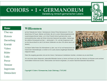 Tablet Screenshot of germanorum.de